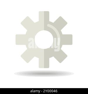 Settings icon with additional gears symbol. Security sign. Graph symbol for your web site design, logo, app, UI Stock Vector