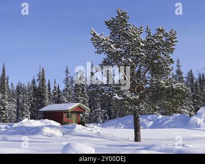 Winter in Lapland Stock Photo