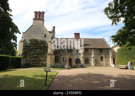 The House of Anglesey Abbey, Lode, Cambridge, Cambridgeshire, UK Stock Photo