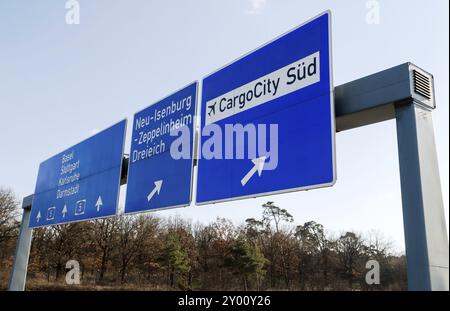 Autobahnschild Stock Photo