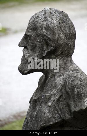 Bandel bust at the Hermann monument Stock Photo