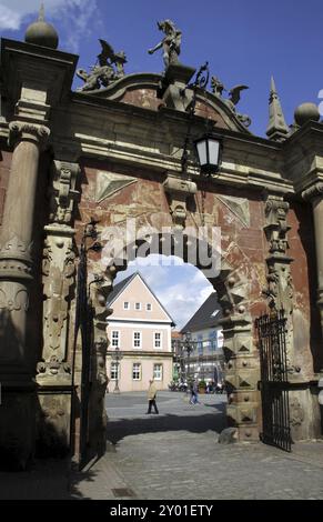 Castle gate in Bueckeburg Stock Photo - Alamy