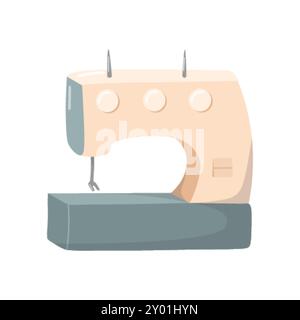 Sewing machine. Cartoon illustration of sewing machine Stock Vector