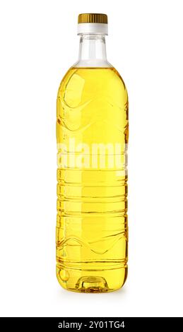 oil plastic bottle isolated on white background Stock Photo
