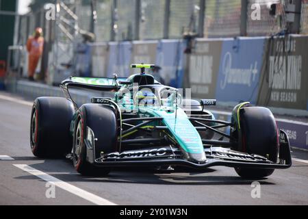 Fernando Alonso (Aston Martin Aramco Formula One Team, #14), Qualifying , ITA,  Formel 1 Weltmeisterschaft, Italian Grand Prix, Autodromo Nazionale Monza, 31.08.2024  Foto: Eibner-Pressefoto/Annika Graf Stock Photo