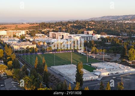 A general overall aerial view of the Los Angeles Memorial Coliseum ...