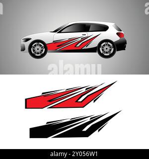 vector design decal livery strip line wrap car body Stock Vector Image ...