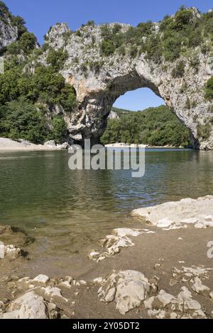 Pont, d'arc in the Ardeche, southern France Stock Photo