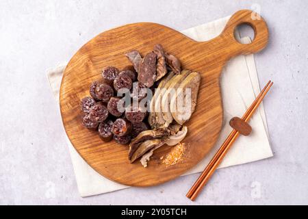 flour based food, Tteokbokki, fried food, deep-fried laver roll, deep-fried squid, sundae, fish cake, fish cake, snack, food, meal, sweet, breakfast, Stock Photo