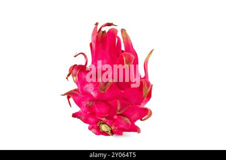 Close-up of red dragon fruit on a white background Stock Photo