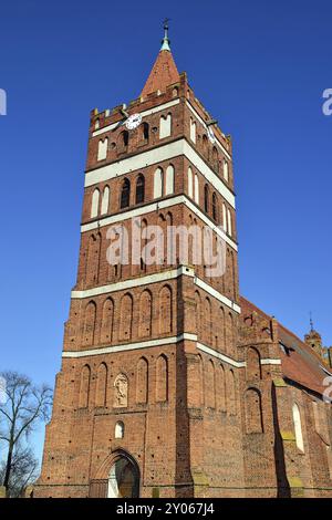 Church of St George (Church of Friedland) . City Pravdinsk (before 1946 Friedland), Kaliningrad oblast, Russia, Europe Stock Photo