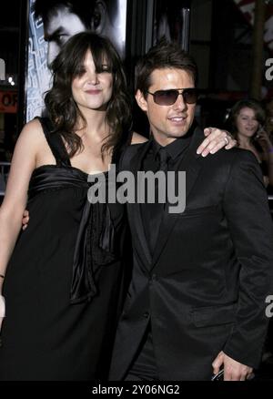 HOLLYWOOD, CA, MAY 04, 2006: Tom Cruise and Katie Holmes at the Los Angeles premiere of 'Mission: Impossible 3' held at the Grauman's Chinese Theatre Stock Photo