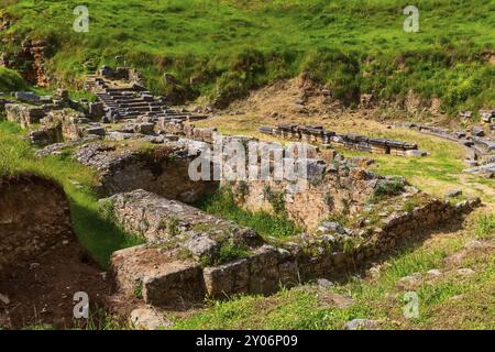 Sparta, Greece Ancient ruins remains in Peloponnese Stock Photo