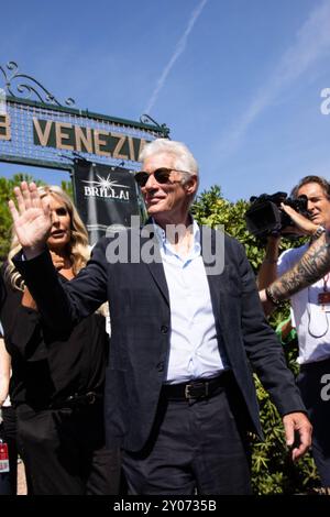 News - Cartier Masterclass: The Art And Craft Of Cinema With Richard Gere - The 81st Venice International Film Festival Richard Gere speaks on stage at the Cartier Masteclass: The Art and Craft of Cinama during the 81st Venice International Film Festival on September 01, 2024 in Venice, Italy. Photo: Cinzia Camela. Lido di Venezia Tennis Club Lido di Venezia Italy Copyright: xCinziaxCamelax/xLiveMediax LPN 1498302 Stock Photo