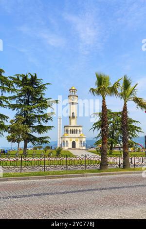 City landmark Chacha tower in Batumi, Georgia summer Black sea resort Stock Photo