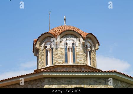 Greek St. Lydia first European Christian, baptistry church in Lydia, Philippi, Greece, Europe Stock Photo