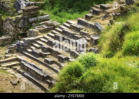 Sparta, Greece Ancient ruins remains in Peloponnese Stock Photo