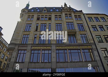 Europe, Germany, Hamburg, City, Old Town, Nikolai Quarter, Building of the Hanseatic Stock Exchange, Hamburg, Hamburg, Federal Republic of Germany, Eu Stock Photo