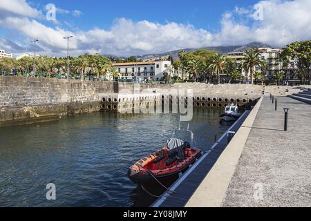 View of the city of Funchal on the island of Madeira, Portugal, Europe Stock Photo