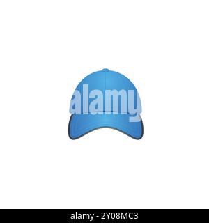 Blue Baseball Cap vector illustration Stock Vector