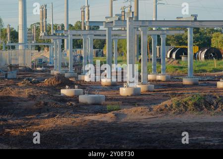Under construction structural steel Circuit Breaker steel structures ...
