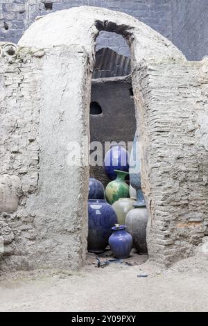 Kiln in a pottery Stock Photo