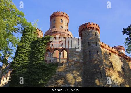 Kamieniec Zabkowicki Castle, Kamieniec Zabkowicki Castle palace, Silesia in Poland Stock Photo