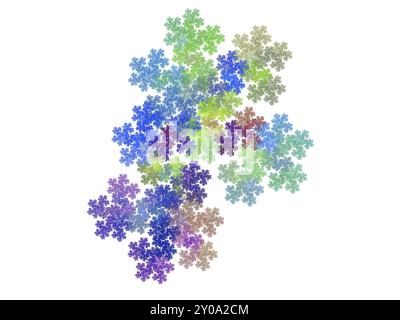 Multicoloured 3d rendering Multicoloured abstract 3d rendering picture Stock Photo