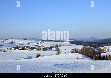 View from Lichtenhain to Saxon Switzerland.view from Lichtenhain to Saxon switzerland Stock Photo