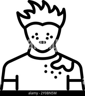 Icon for rash, skin rash Stock Vector Image & Art - Alamy