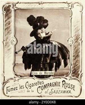 Old and vintage advertisement / poster. Compagnie Coloniale  Th de Chine.  Chinese the. A chinese man drinking the. Artist: D'EZY Stock Photo - Alamy