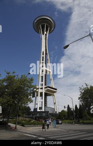 Space needle Stock Photo