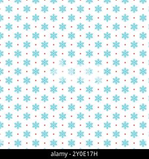 Christmas pattern with snoflakes vector background design for wrapping paper or greeting card and packaging decoration. Stock Vector