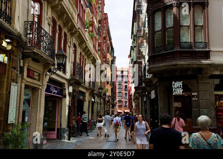 Bilbao, beautiful town in north of Spain Stock Photo