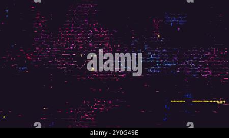 Glitch error effect. Digital background. Vector illustration EPS10 Stock Vector