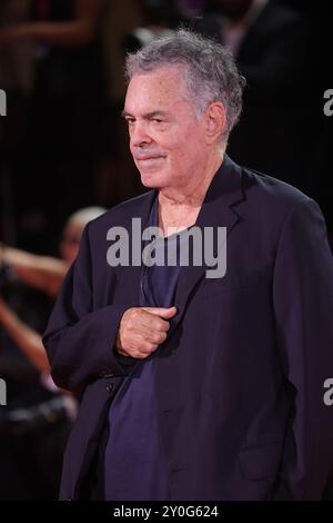 VENICE, ITALY - SEPTEMBER 01: Amos Gitai attends the Filming Italy Venice Award red carpet during the 81st Venice International Film Festival on September 01, 2024 in Venice, Italy Stock Photo