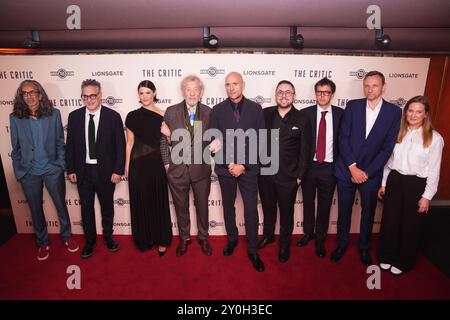 (left to right) Anand Tucker, Patrick Marber, Gemma Arterton, Sir Ian ...