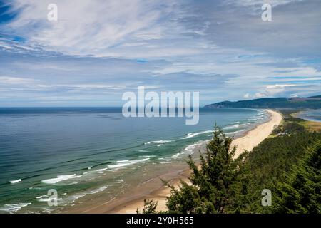 Cape Lookout State Park beach view from the park trail high point Stock Photo