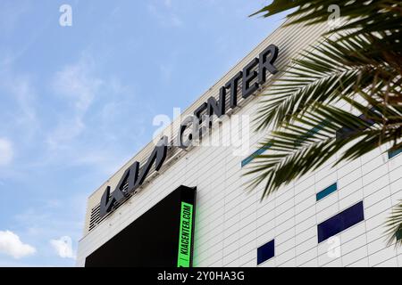 The Kia Center, formerly the Amway Center, is a multi-purpose arena located in downtown Orlando and home to the NBA's Orlando Magic. Stock Photo