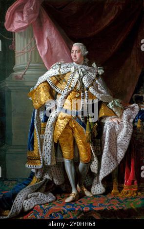 George III (George William Frederick; 1738 – 1820) King of Great Britain and Ireland from 1760 - 1820. Stock Photo