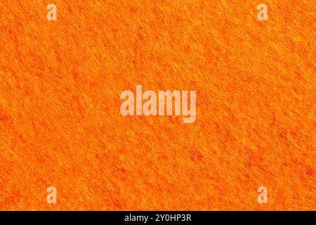 Orange felt texture with copy space, fabric background Stock Photo