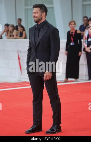 Alvise Rigo attends the red carpet of Netflix tv series "Il Gattopardo