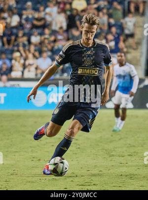 CHESTER, PA, USA - JULY 27, 2024: Leagues Cup Match between Philadelphia Union and Charlotte FC at Subaru Park. ***EDITORIAL USE ONLY*** Stock Photo