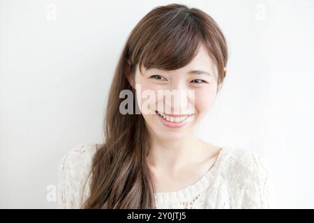 Woman with a smile Stock Photo