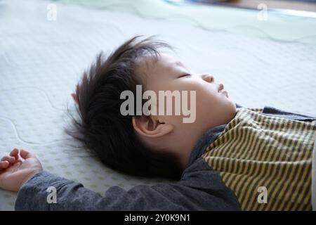 Sleeping face of children Stock Photo