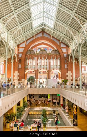 Mercat de Colon (Columbus Market), Valencia, Spain. Stock Photo