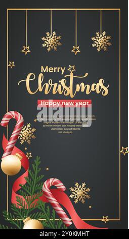 merry christmas greeting card with christmas tree, christmas greeting card with christmas tree vector, merry christmas card, merry christmas banner Stock Vector