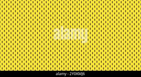 Peg board perforated texture background material with oval holes seamless pattern. Stock Vector