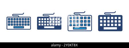 Keyboard icon vector. keyboard vector symbol Stock Vector