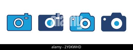 Camera icon vector. photo camera icon. camera photography icon. Stock Vector